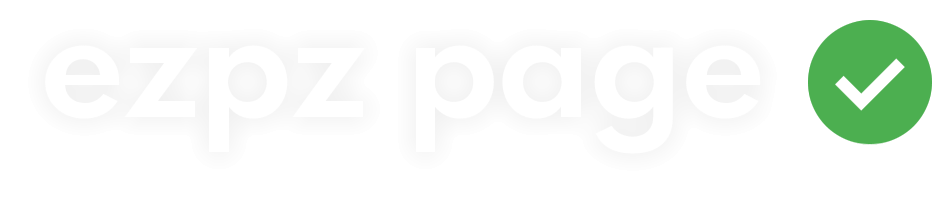Ezpzpage Logo Very White Shadow 125